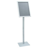 Vidaxl posterstandaard met voet 32,5 x 27 x 126 cm gietijzer zilver - afbeelding 2