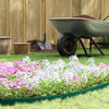 Vidaxl gazonranden groen 1000 x 4 x 5 cm kunststof