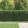Vidaxl spike fence zwart 200 x 130 cm gepoedercoat staal