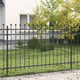 Vidaxl ringhek tilburg 200 x 166 cm gepoedercoat staal zwart
