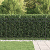 Vidaxl spike hek zwart 200 x 150 cm gepoedercoat staal