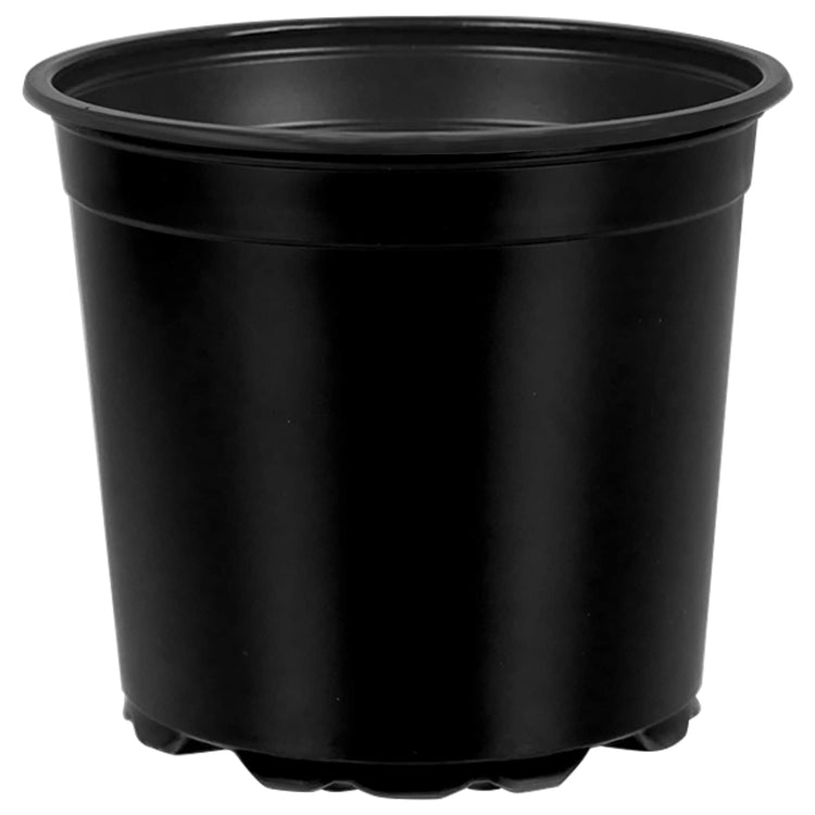 Vidaxl ronde bloempot 100 st zwart ø 15 x 13 cm kunststof
