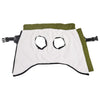 Vidaxl hondenjas met harnas legergroen m fleece en polyester