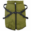 Vidaxl hondenjas met harnas legergroen 6xl fleece en polyester