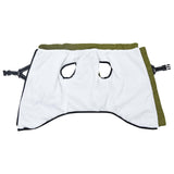 Vidaxl hondenjas legergroen l68 fleece en polyester - afbeelding 3
