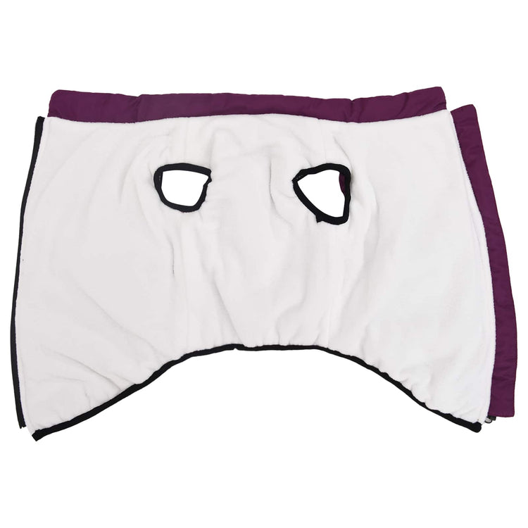 Vidaxl hondenjas paars l52 fleece en polyester