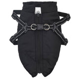 Vidaxl hondenjas zwart l24 fleece en polyester - afbeelding 2