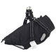Vidaxl hondenjas met harnas zwart l fleece en polyester