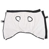 Vidaxl hondenjas met harnas zwart 5xl fleece en polyester