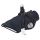 Vidaxl hondenjas met harnas marineblauw m fleece en polyester