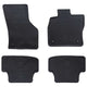 Vidaxl autobodemmat 4 pcs zwart geschikt voor audi a3 2012-2020 rubber