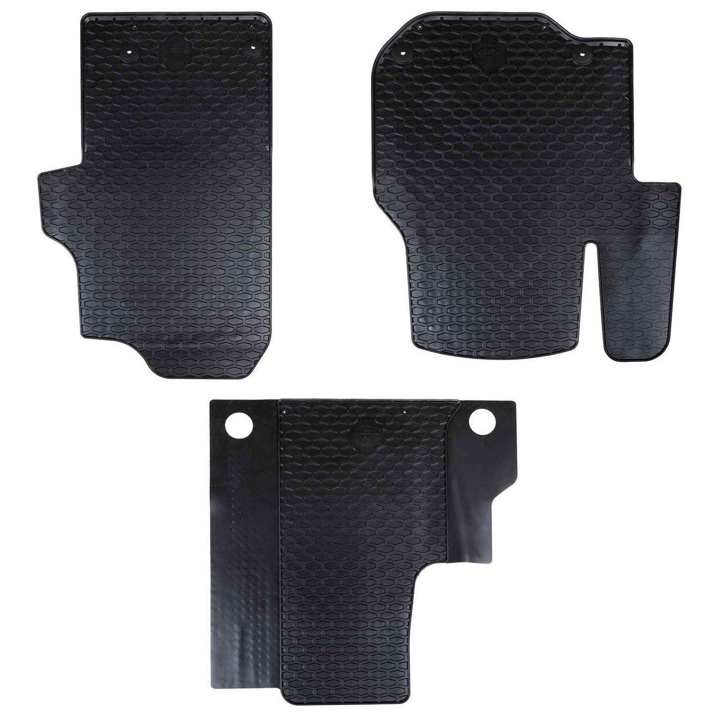 Vidaxl autobodemmat 3 pcs zwart vw crafter , tge tpe