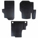 Vidaxl autobodemmat 3 pcs zwart vw crafter , tge tpe