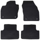 Vidaxl autobodemmat 4 pcs zwart vw t-cross tpe