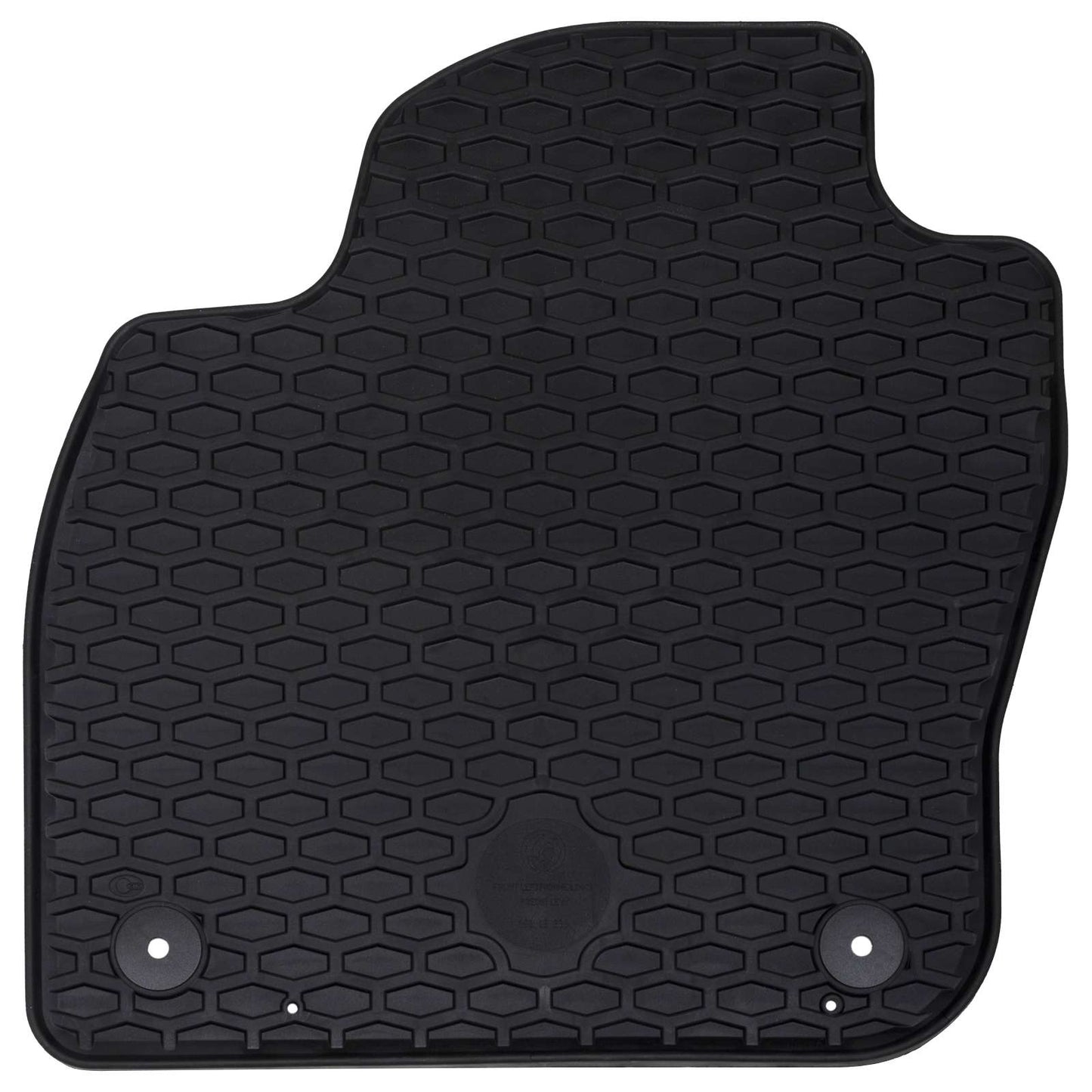 Vidaxl autobodemmat 4 pcs zwart vw t-cross tpe