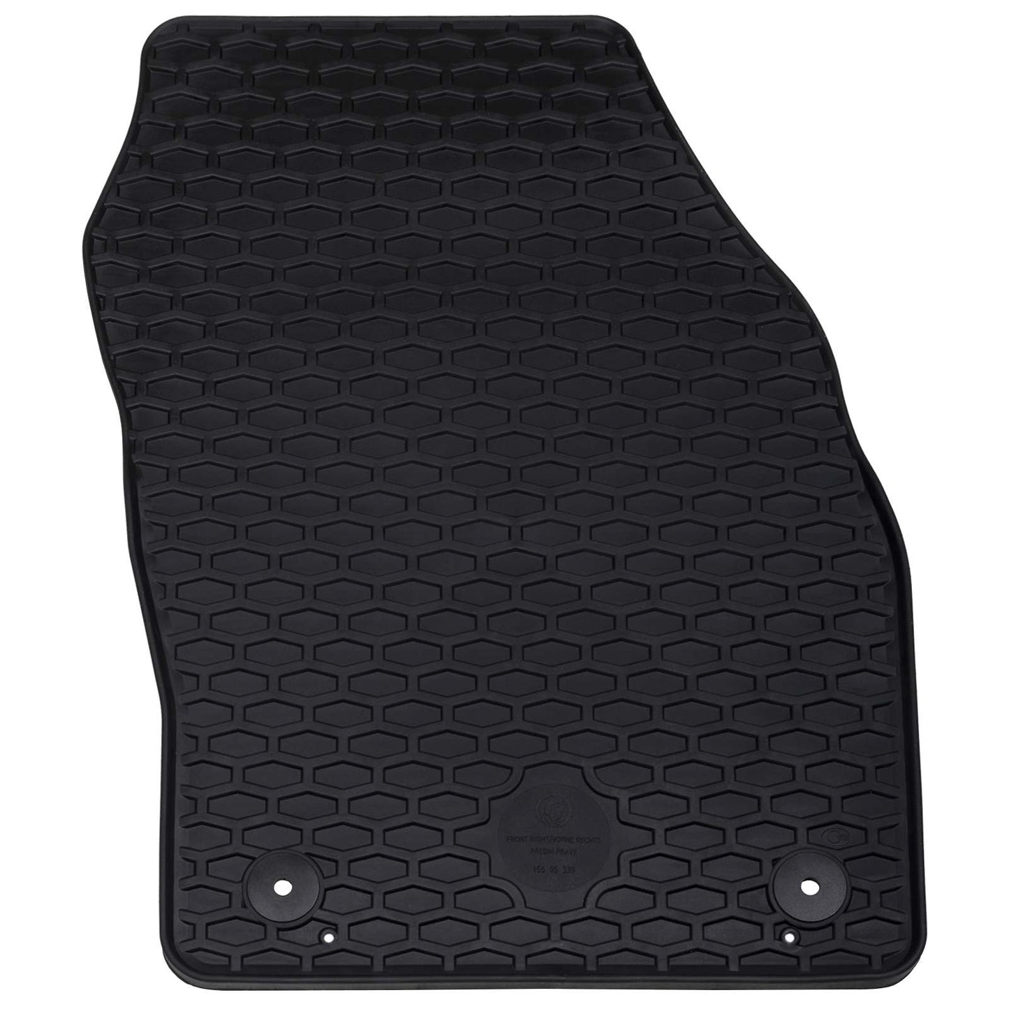 Vidaxl autobodemmat 4 pcs zwart vw t-cross tpe