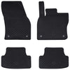 Vidaxl autobodemmat 4 pcs zwart zitting ateca , škoda karoq tpe