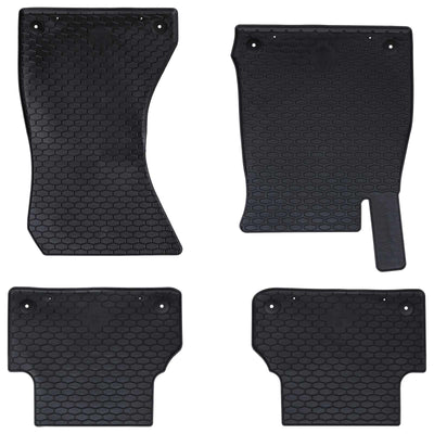 Vidaxl autobodemmat 4 pcs zwart geschikt voor audi a4 b9 , a5 b9 tpe