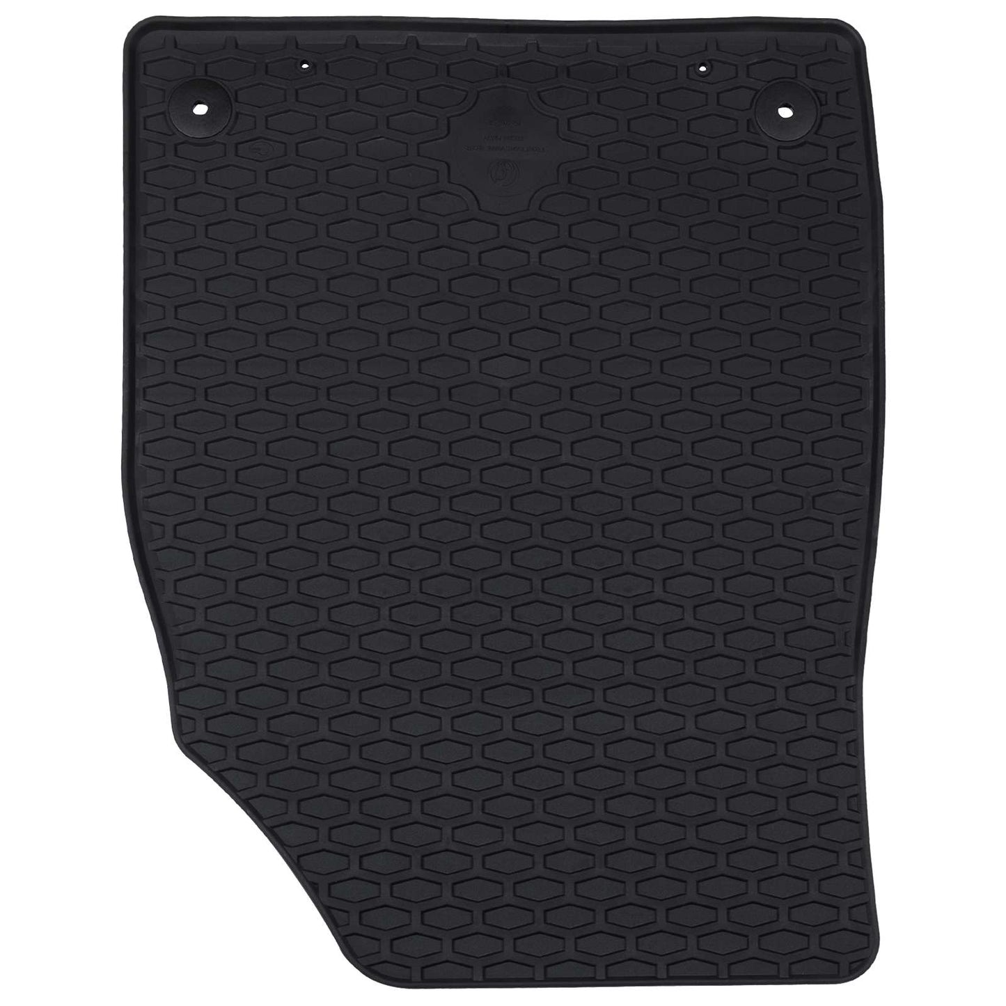 Vidaxl autobodemmat 4 pcs zwart rubber