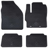 Vidaxl autobodemmat 4 pcs zwart rubber
