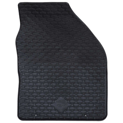 Vidaxl autobodemmat 4 pcs zwart rubber
