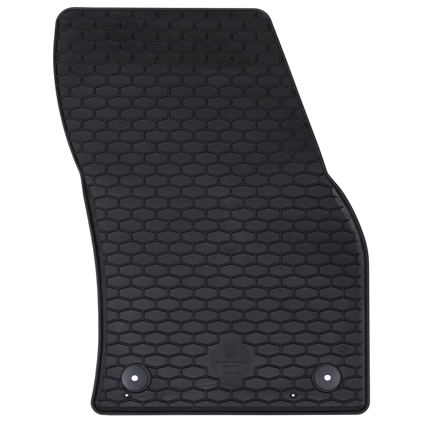 Vidaxl autobodemmat 4 pcs zwart tpe