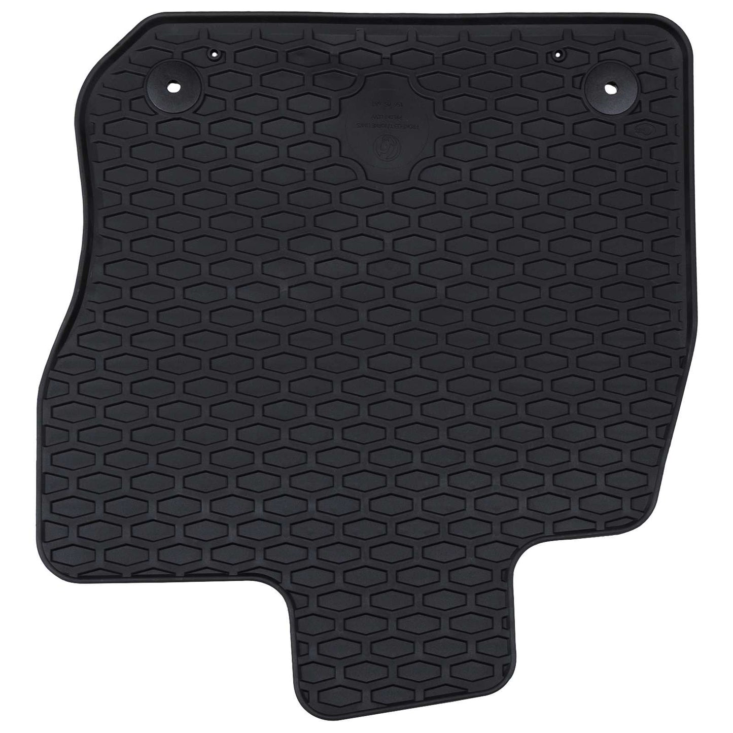 Vidaxl autobodemmat 4 pcs zwart vw golf viii mhev rubber