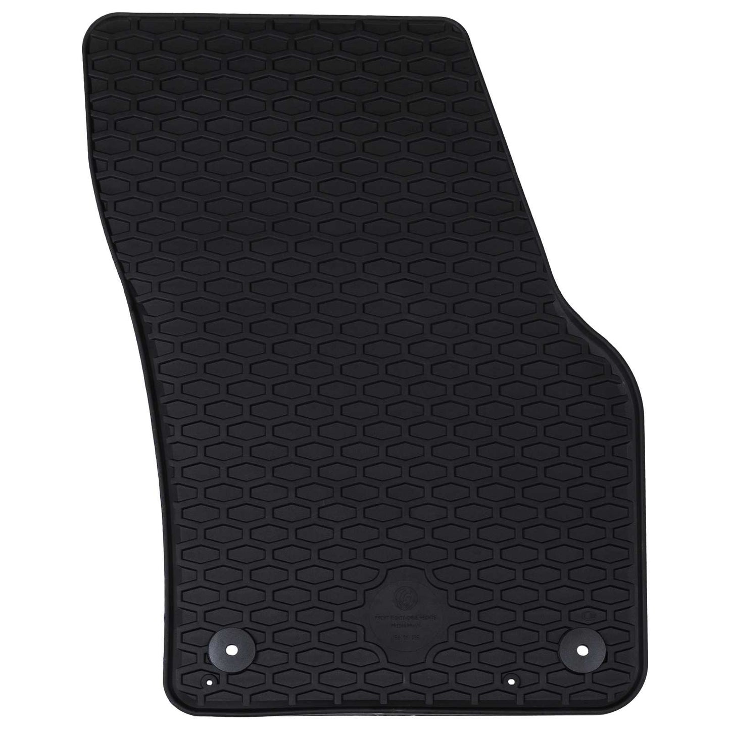 Vidaxl autobodemmat 4 pcs zwart vw tiguan tdi rubber