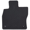 Vidaxl autobodemmat 4 pcs zwart škoda superb iii iv rubber