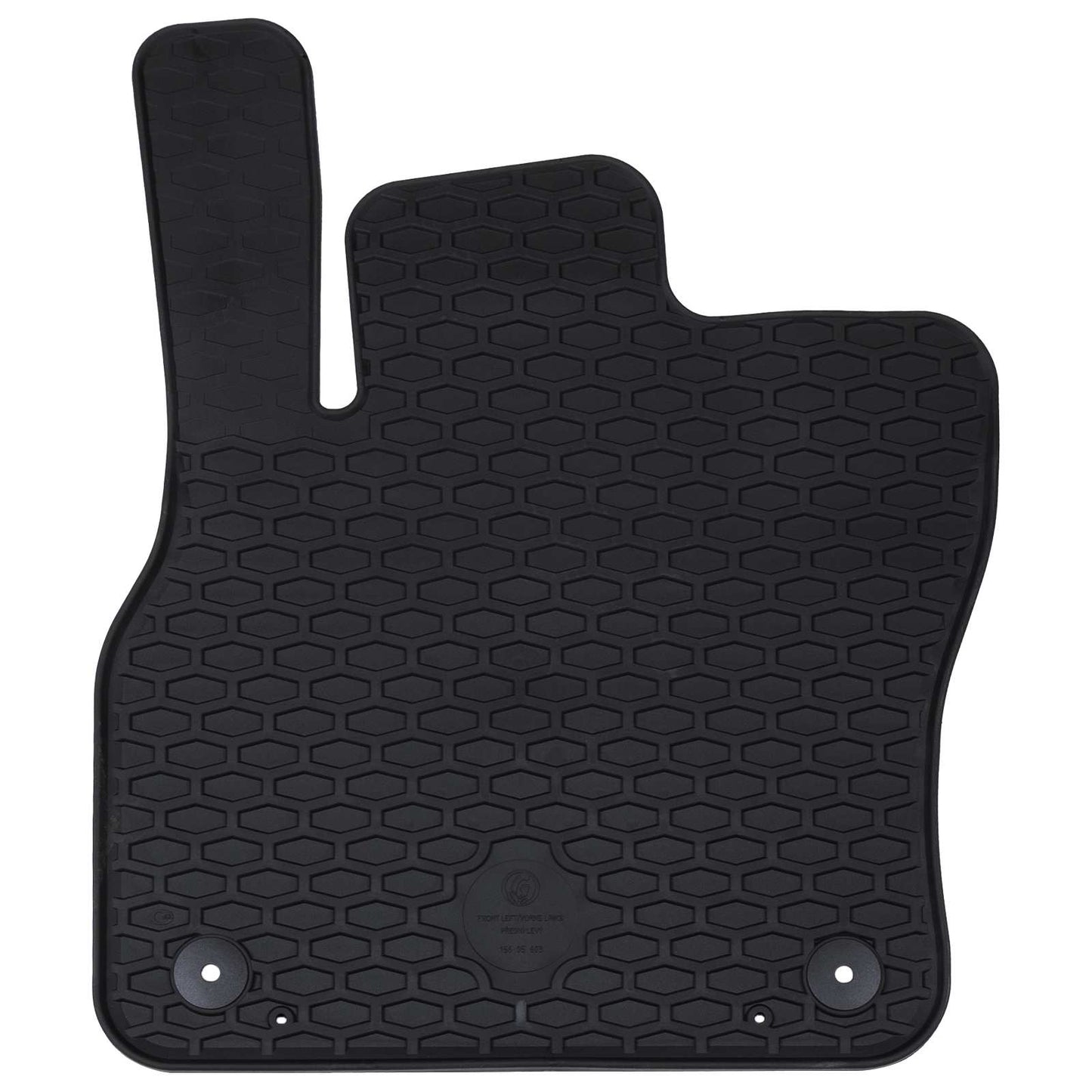Vidaxl autobodemmat 4 pcs zwart geschikt voor audi q3 rubber