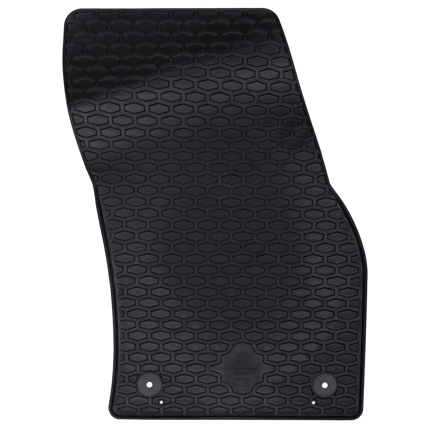Vidaxl autobodemmat 2 pcs zwart rubber