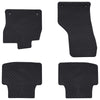 Vidaxl autobodemmat 4 pcs zwart vw voor passat b8 rubber