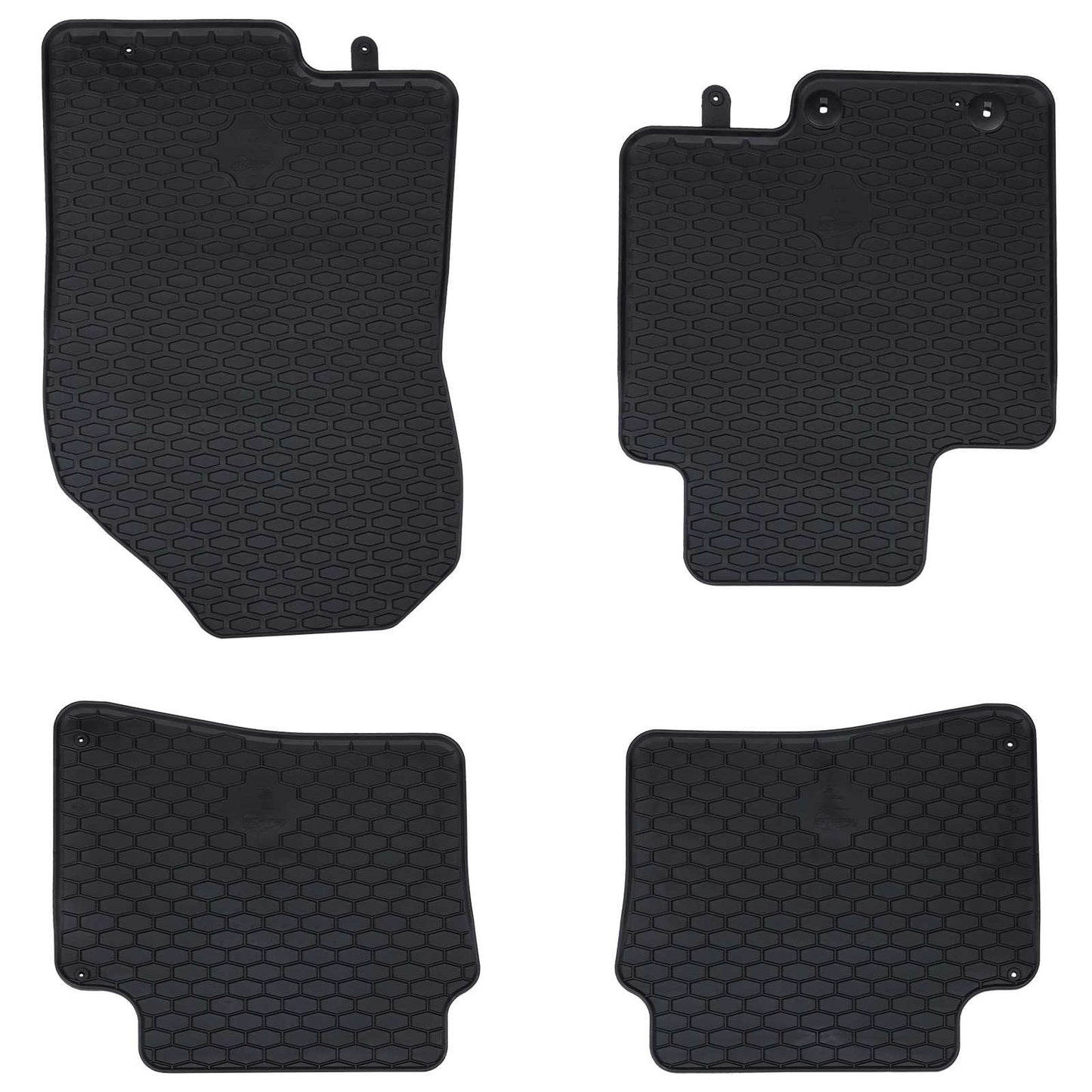 Vidaxl autobodemmat 4 pcs zwart geschikt voor hyundai i20 , bayon