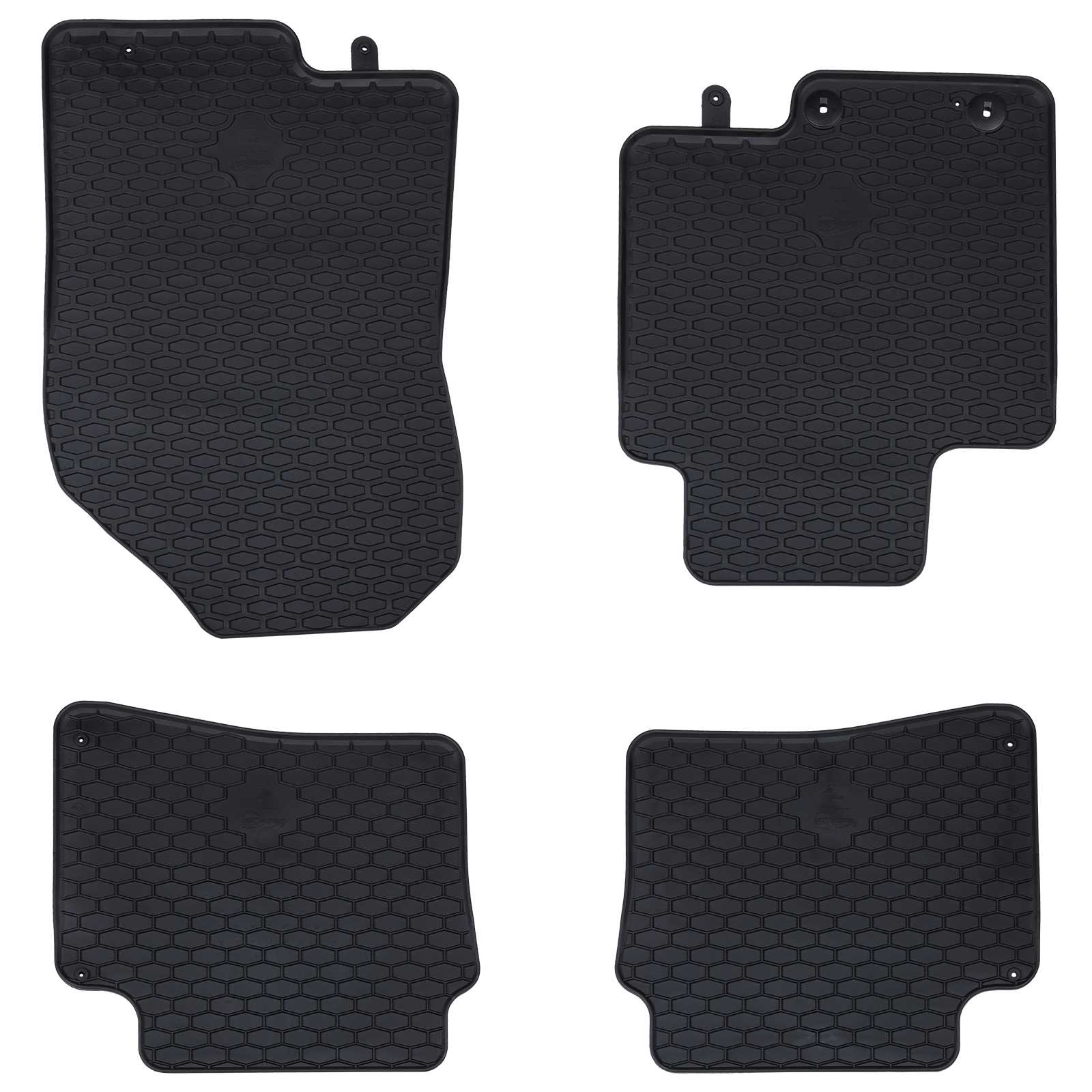 Vidaxl autobodemmat 4 pcs zwart geschikt voor hyundai i20 , bayon