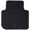 Vidaxl autobodemmat 4 pcs zwart škoda kodiaq tdi rubber