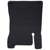 Vidaxl autobodemmat 4 pcs zwart rubber