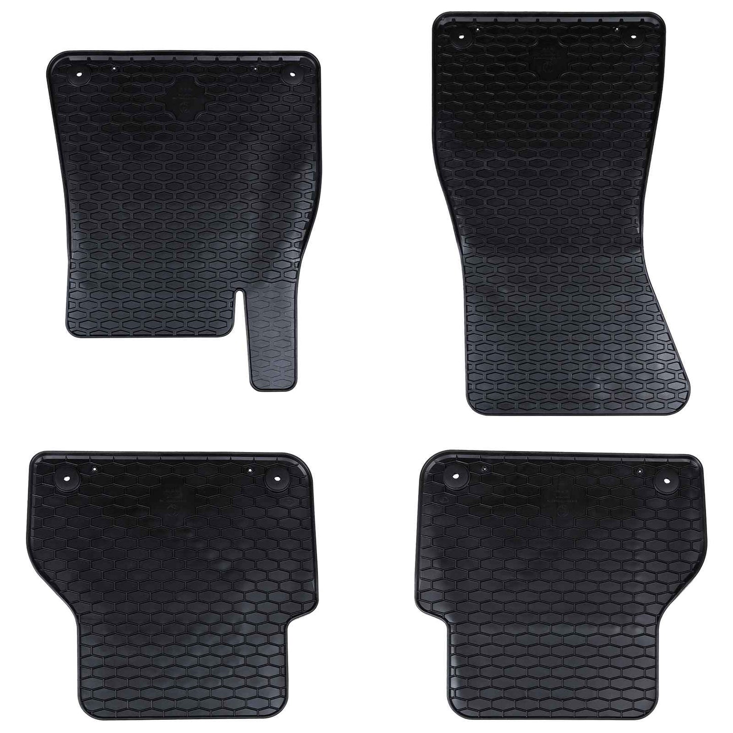 Vidaxl autobodemmat 4 pcs zwart geschikt voor audi a6 a7 4d achter