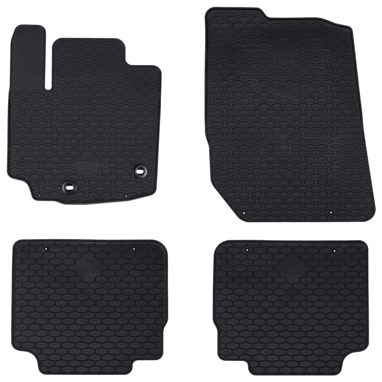 Vidaxl autobodemmat 4 pcs zwart geschikt voor suzuki s-cross tpe