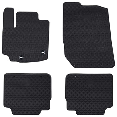 Vidaxl autobodemmat 4 pcs zwart geschikt voor suzuki s-cross tpe