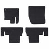 Vidaxl autobodemmat 4 pcs zwart tpe