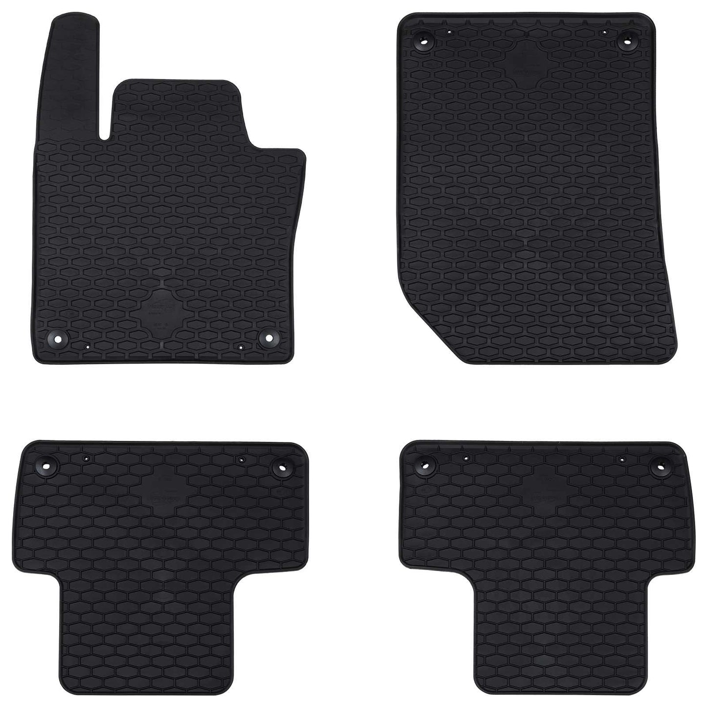 Vidaxl autobodemmat 4 pcs zwart geschikt voor volvo xc60 tpe