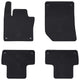 Vidaxl autobodemmat 4 pcs zwart geschikt voor volvo xc60 tpe