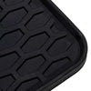 Vidaxl autobodemmat zwart rubber