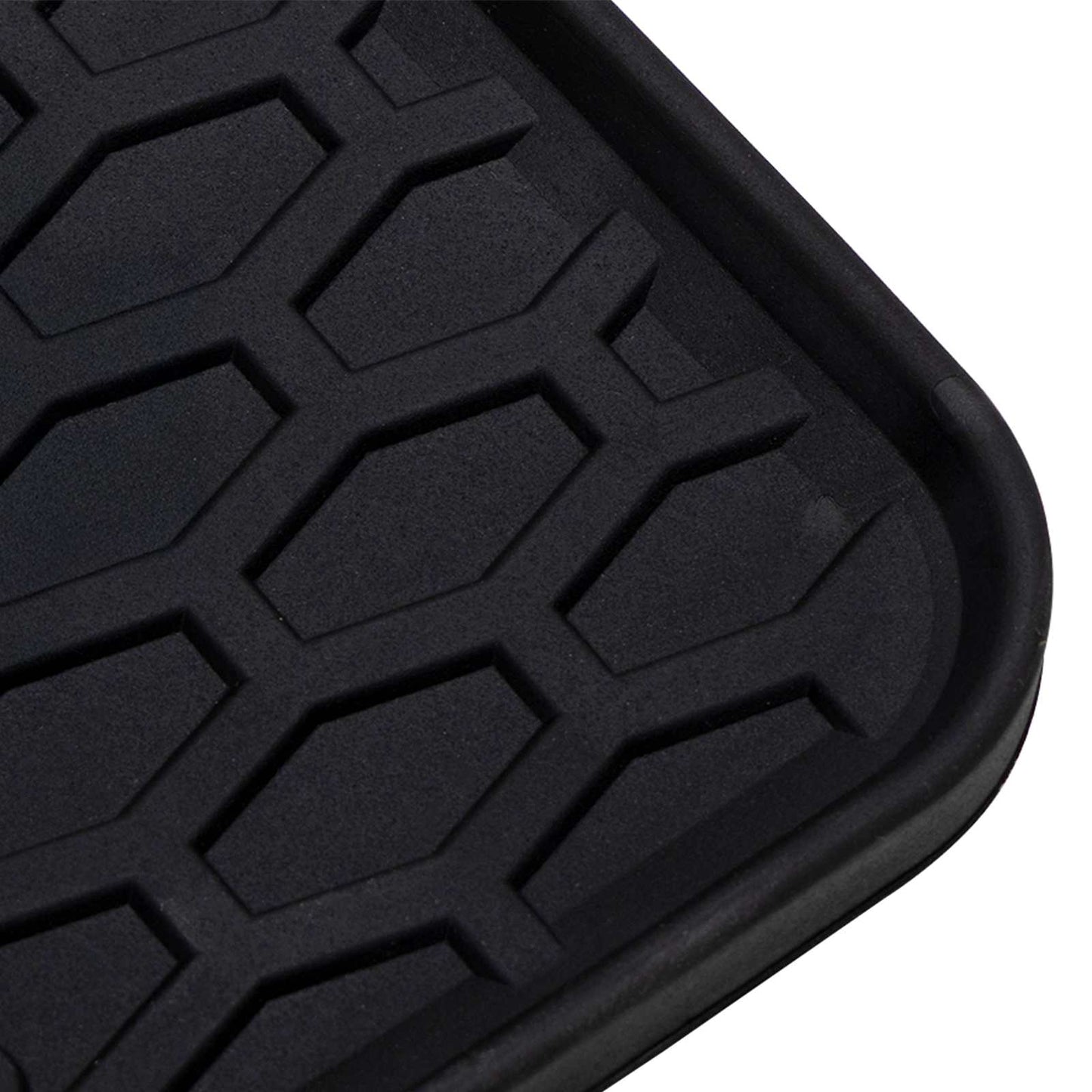 Vidaxl autobodemmat zwart rubber