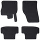Vidaxl autobodemmat 4 pcs zwart geschikt voor audi q2 rubber