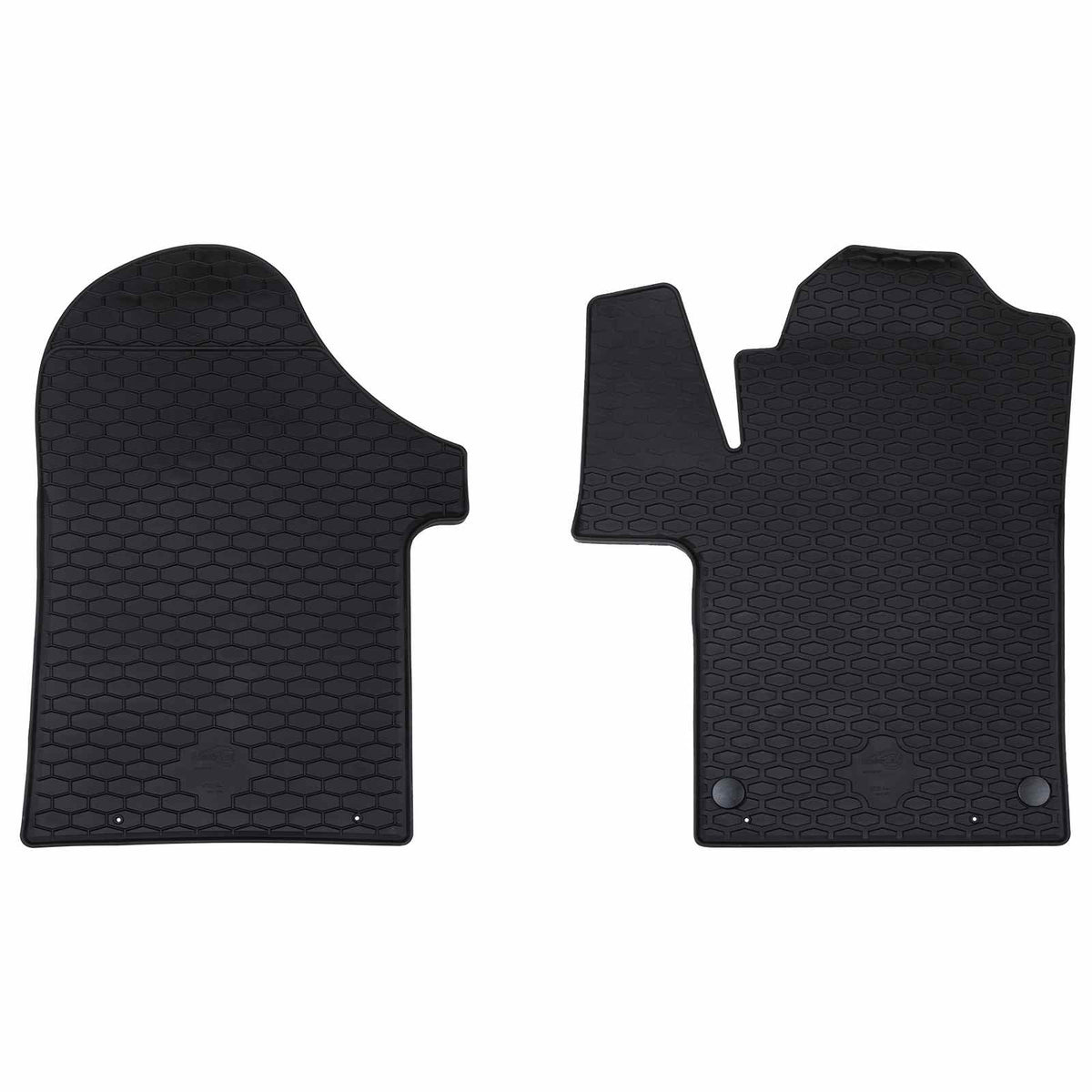 Vidaxl autobodemmat 2 pcs zwart tpe