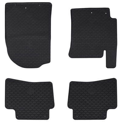 Vidaxl autobodemmat 4 st geschikt voor kia rio, stonic 2017- rubber