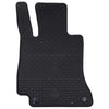 Vidaxl autobodemmat 4 pcs zwart tpe