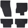 Vidaxl autobodemmat 4 pcs zwart geschikt voor t-roc cabrio tpe