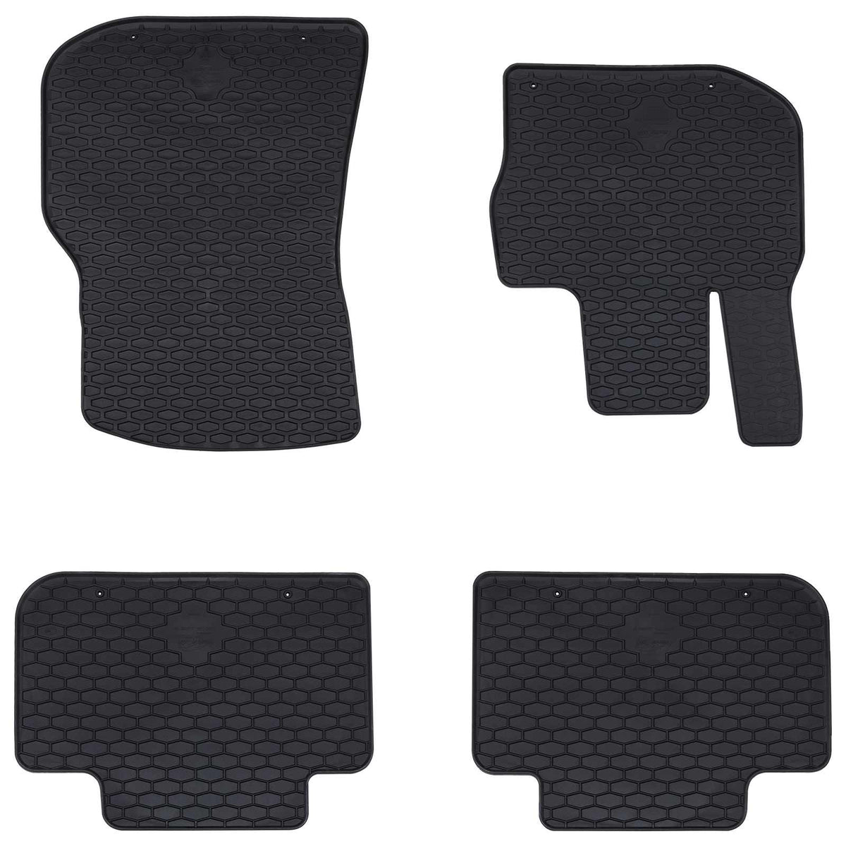 Vidaxl autobodemmat 4 st geschikt voor bmw x3, x4 2018-4d aft rubber